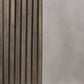 Modrest Delaware Modern Concrete & Acacia Square Coffee Table