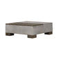 Modrest Delaware Modern Concrete & Acacia Square Coffee Table