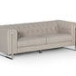 Divani Casa Salvia - Modern Beige Sofa