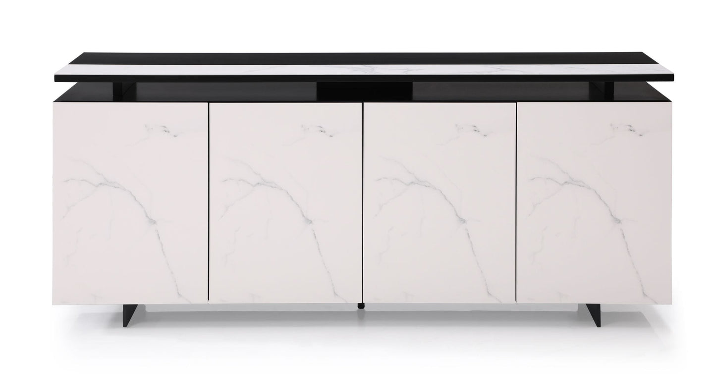 Modrest Schulz - Modern Black & White Ceramic Buffet