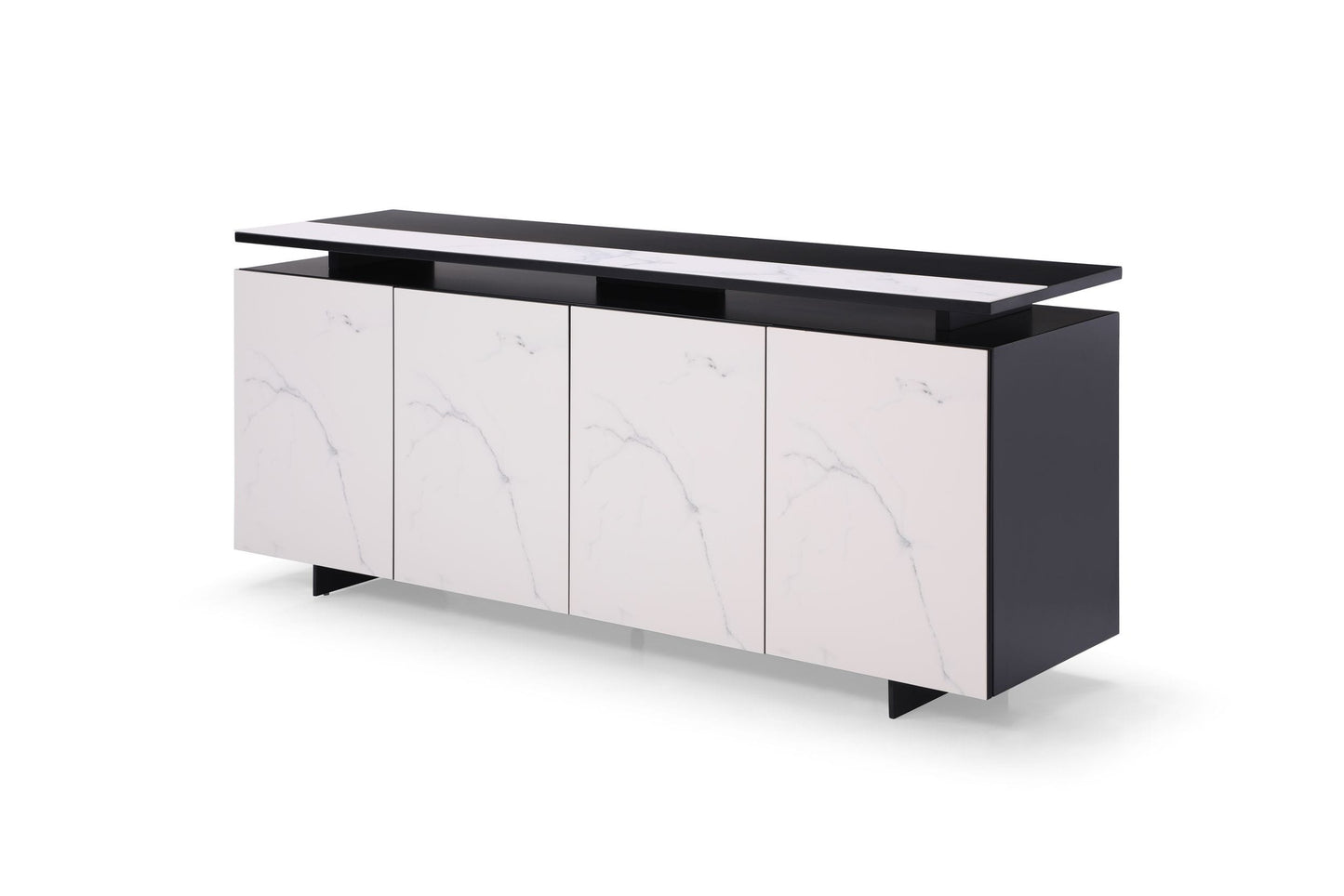 Modrest Schulz - Modern Black & White Ceramic Buffet