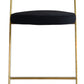 Modrest Shandra - Black Velvet + Gold Counter Stool