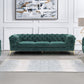 Divani Casa Sheila - Modern Emerald Green Fabric Sofa Set