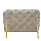 Divani Casa Sheila - Transitional Beige Fabric Sofa