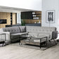 Mid-century Modern Gray Sectional