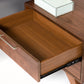 Nova Domus Soria Modern Walnut Nightstand