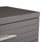 Modrest Splendor - Grey High Gloss Slatted Chest