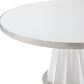 Modrest Cabaret Modern White Round Dining Table