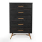 Nova Domus Tabitha Modern Dark Brown Recycled Pine Chest