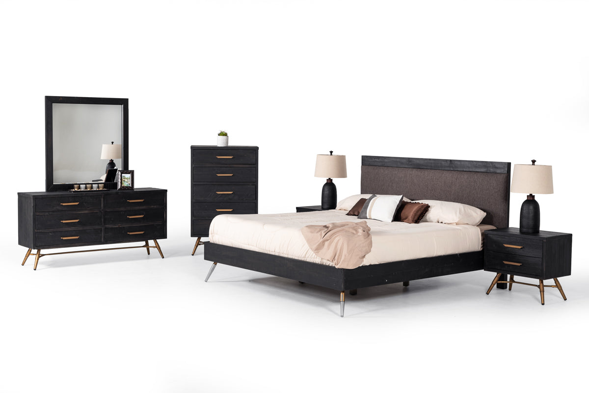 Nova Domus Tabitha Modern Dark Brown Recycled Pine Chest