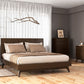 Modrest Novak Modern Dark Oak Bed