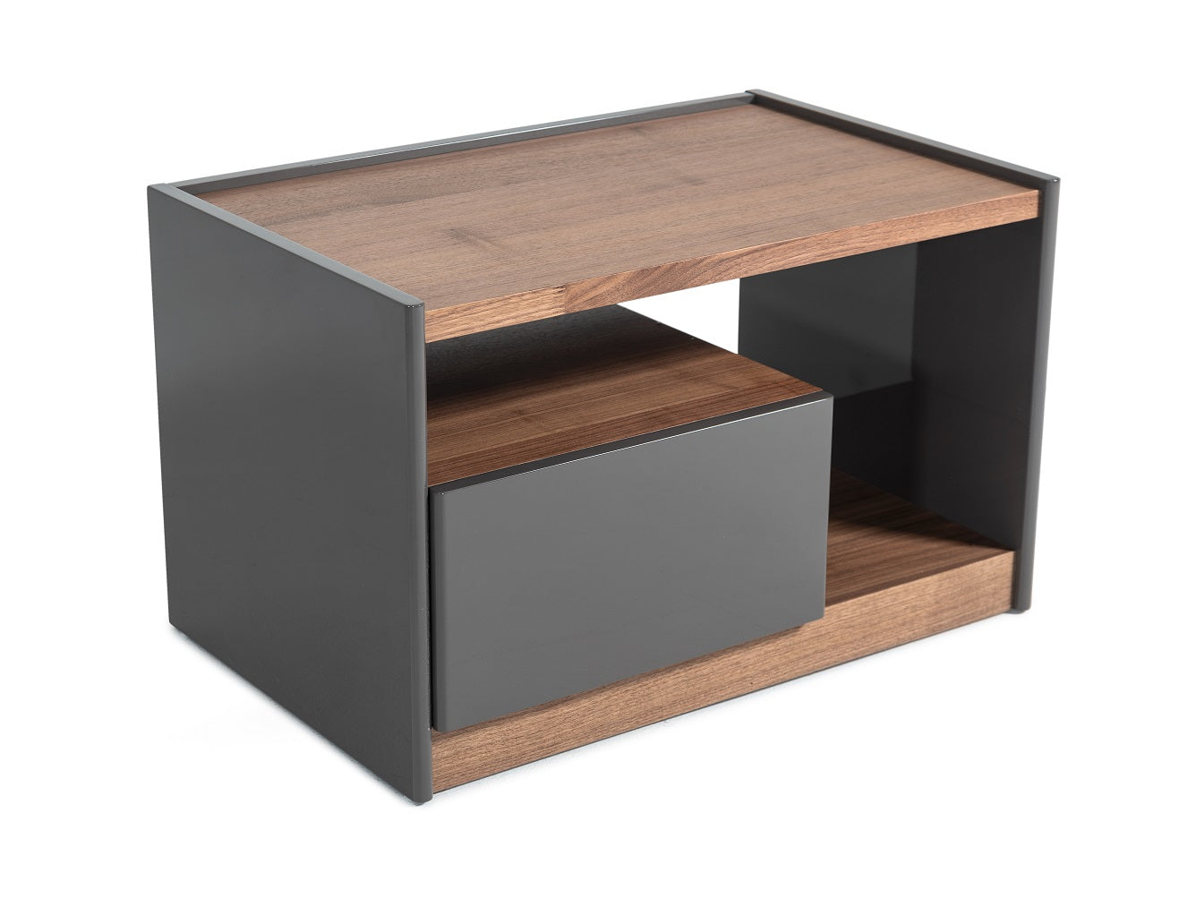 Modrest Tara - Modern Walnut Nightstand