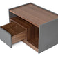 Modrest Tara - Modern Walnut Nightstand