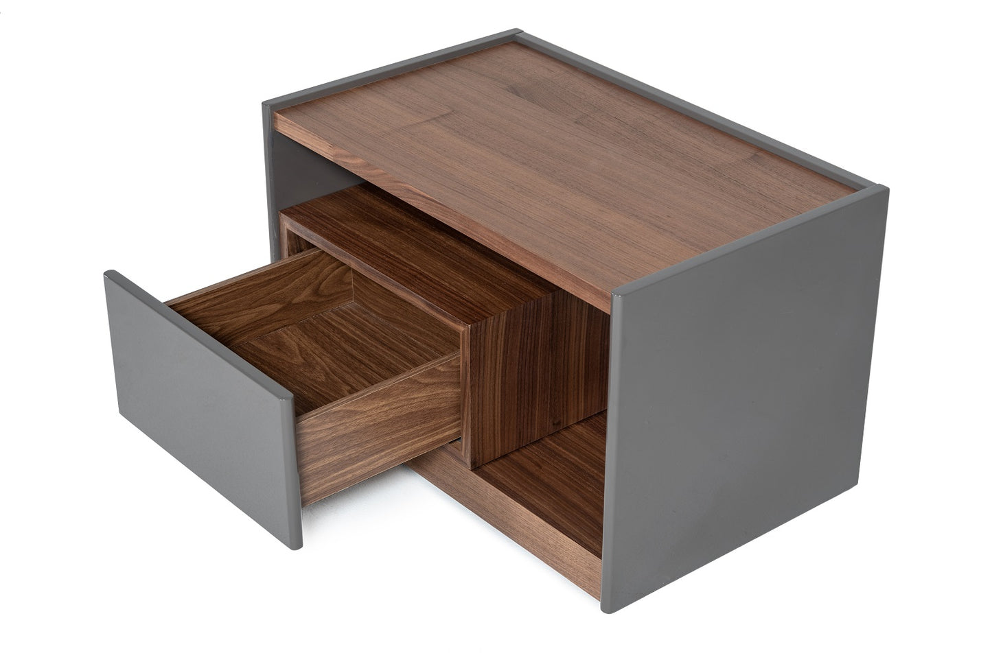 Modrest Tara - Modern Walnut Nightstand