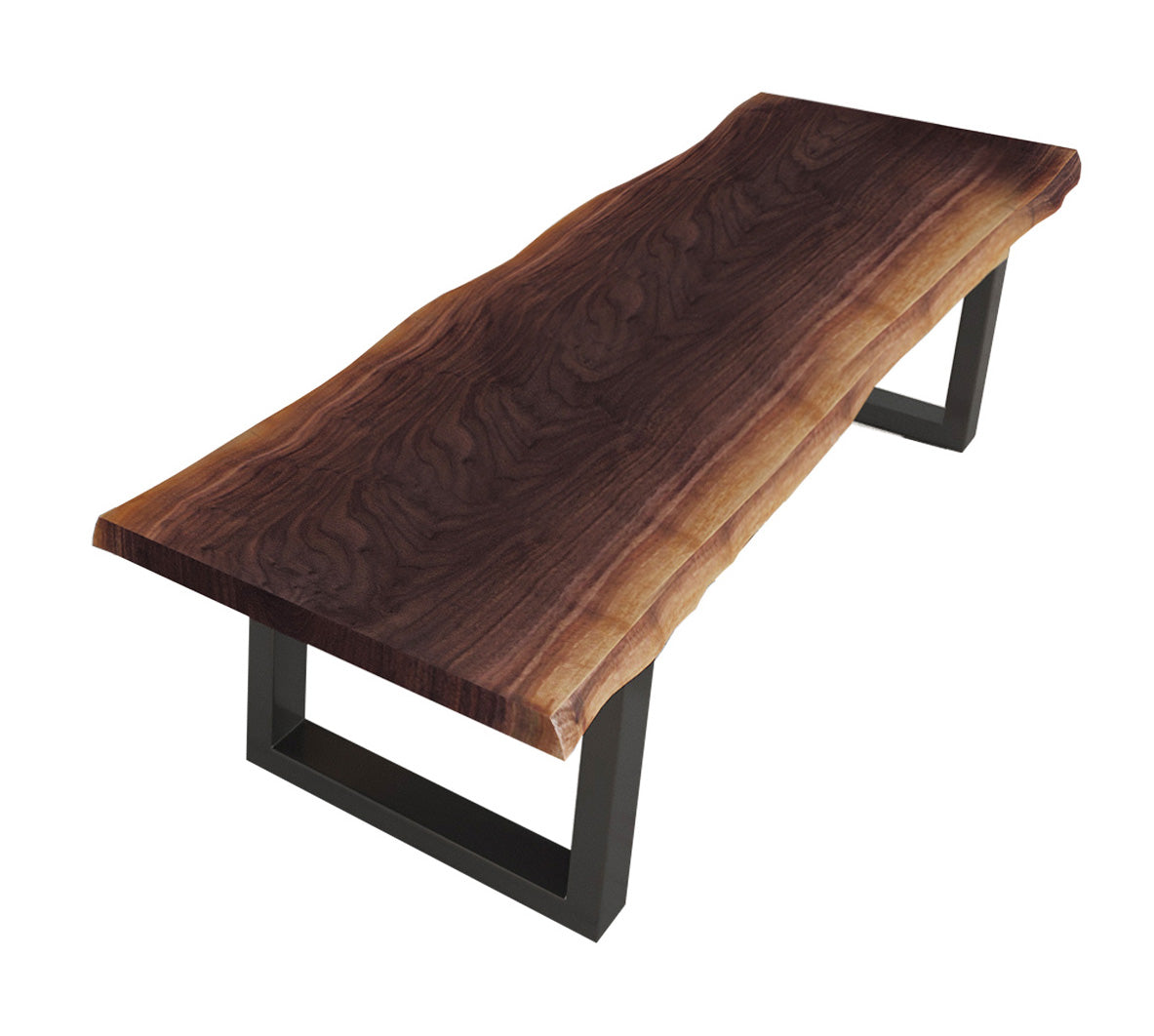 Modrest Taylor Modern Live Edge Wood Small 79" Dining Bench