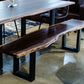 Modrest Taylor Modern Live Edge Wood Small 79" Dining Bench