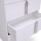 Modrest Token - Modern Glossy White & Stainless Steel Chest