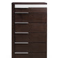 Modrest Torino Modern Brown Oak & Grey Chest