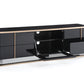 Nova Domus Cartier Modern Black & Rosegold TV Stand