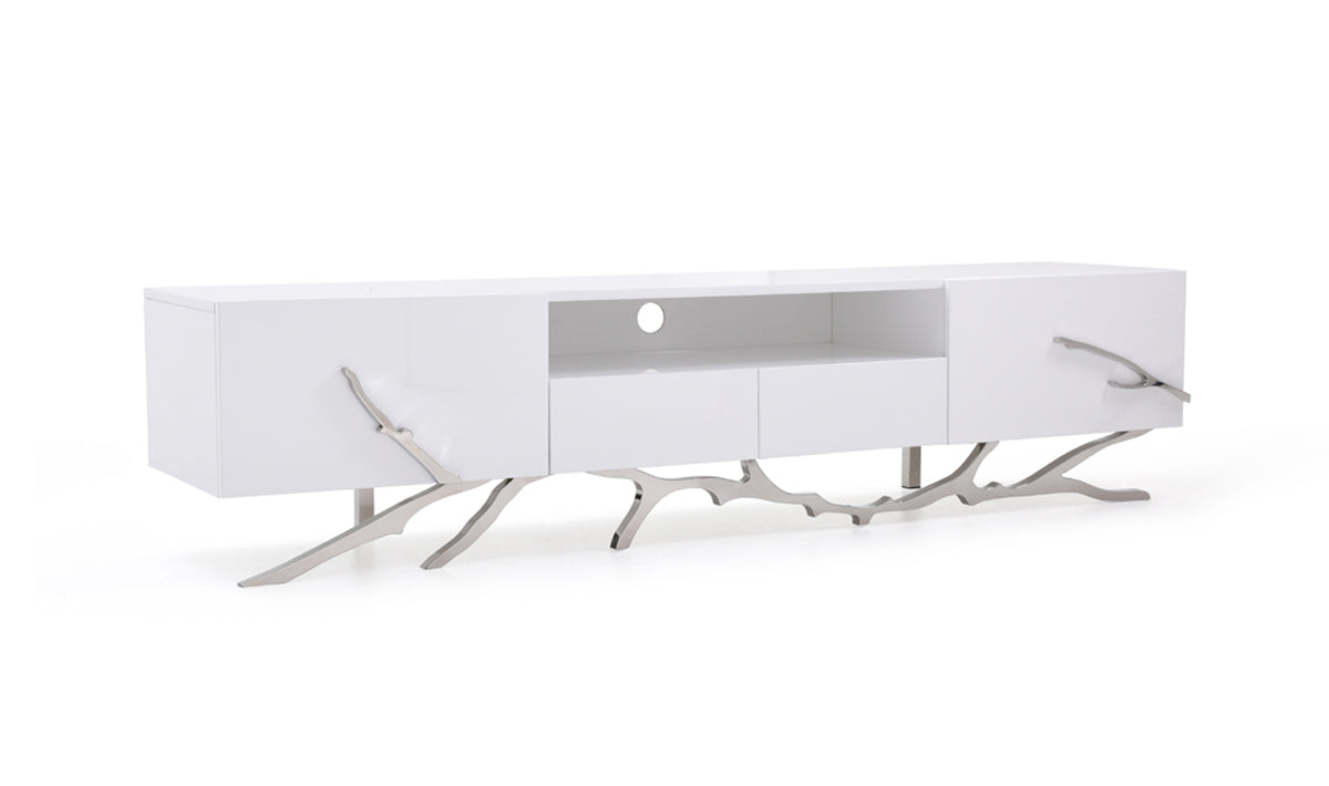 Modrest Legend Modern White TV Stand