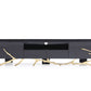Modrest Legend Modern Black & Champagne Gold TV Stand