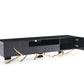 Modrest Legend Modern Black & Gold TV Stand