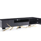 Modrest Legend Modern Black & Champagne Gold TV Stand