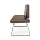 Modrest Union Modern Brown Leatherette Dining Bench