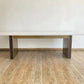 Modrest Auer - White Marble & Gold Dining Table