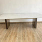 Modrest Auer - White Marble & Gold Dining Table