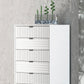 Nova Domus Valencia Contemporary White Chest