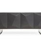 Modrest Vanguard - Modern Dark Grey High Gloss Buffet
