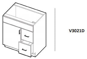 Vanity 30" w/ drawer