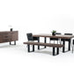 Modrest Lola Modern Walnut Dining Table