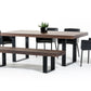 Modrest Lola Modern Walnut Dining Table