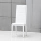 Donna - Contemporary White Leatherette Dining Chair (Set of 2)