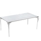 Modrest Vince - Modern Faux Marble & Stainless Steel Dining Table