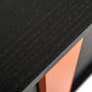 Modrest Vision - Modern Black Oak Floating TV Stand