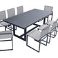 Renava Wake - Modern Dark Charcoal Outdoor Dining Table