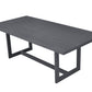 Renava Wake - Modern Dark Charcoal Outdoor Dining Table