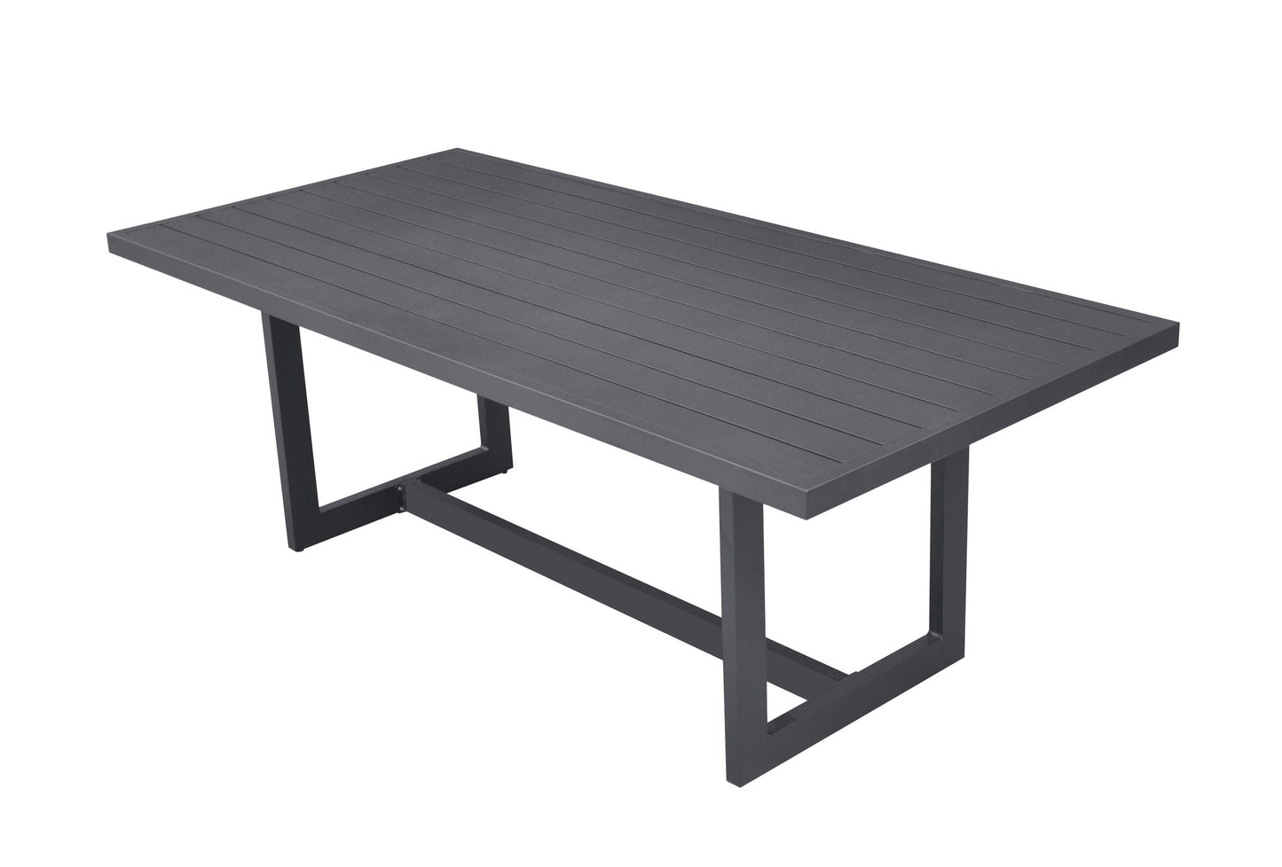 Renava Wake - Modern Dark Charcoal Outdoor Dining Table