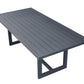 Renava Wake - Modern Dark Charcoal Outdoor Dining Table