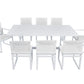 Renava Wake - Modern White Outdoor Dining Table