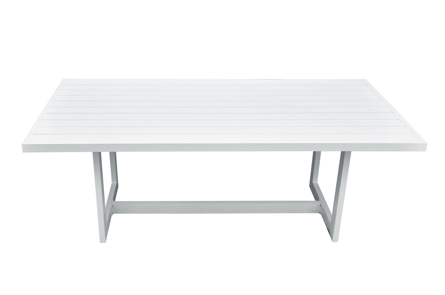Renava Wake - Modern White Outdoor Dining Table