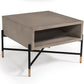 Modrest Walker Modern Concrete & Metal Coffee Table